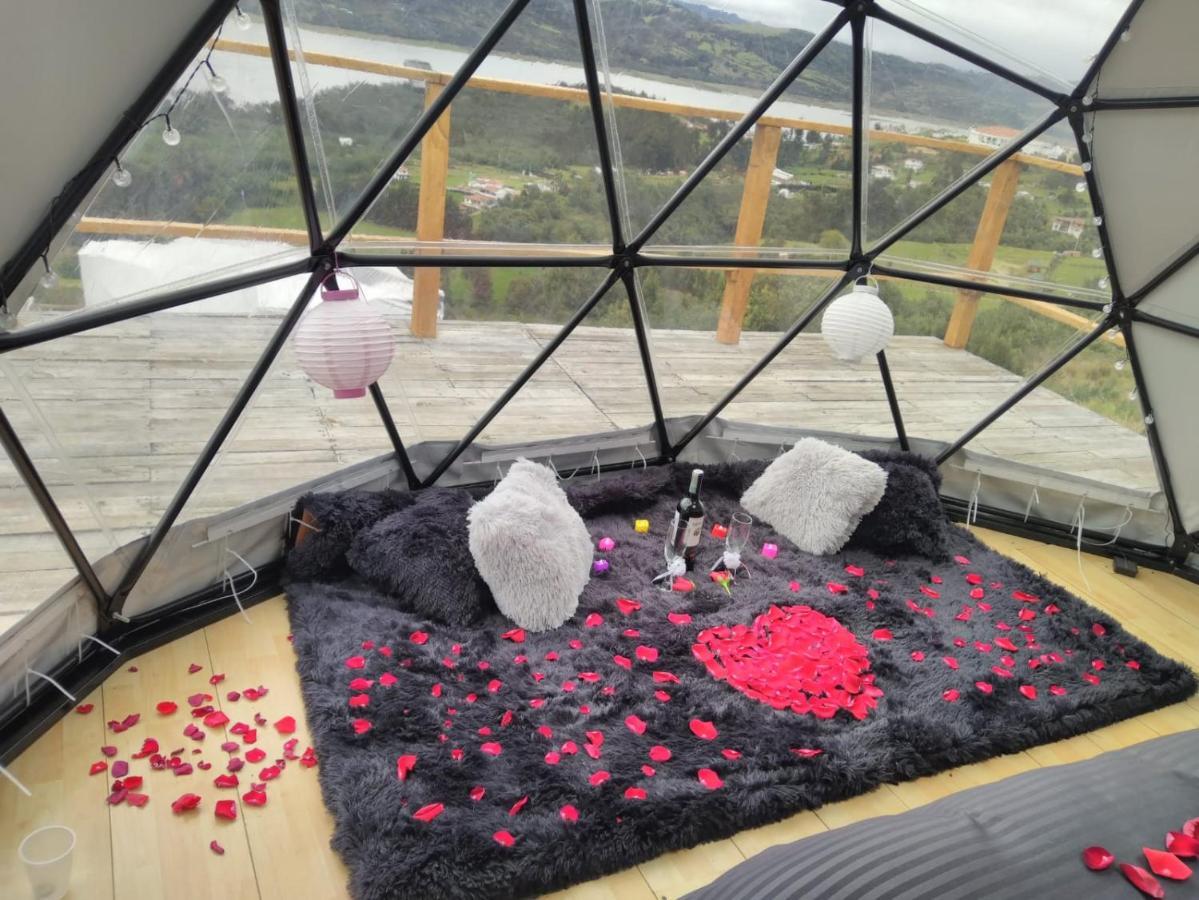 Glamping Wayra Villa Guatavita ภายนอก รูปภาพ
